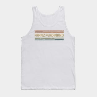 Franz Ferdinand Retro Lines Tank Top